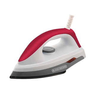 Ferro de Passar a Seco Black & Decker F300 com Base Antiaderente e Vinho