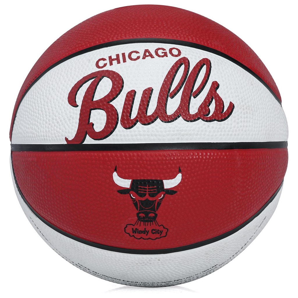 Bola de Basquete Wilson Mini NBA Team Retro Chicago Bulls 3