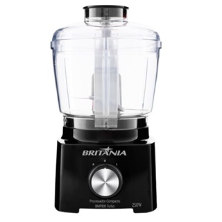 Processador de Alimentos Britânia BMP900, 2 Velocidades + Pulsar 250W Preto