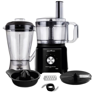 Processador de alimentos Britânia All In One BMP900P, 2 Velocidades + Pulsar, 900W, Preto