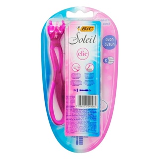 Aparelho Bic Soleil Clic Feminino + 6 Cargas