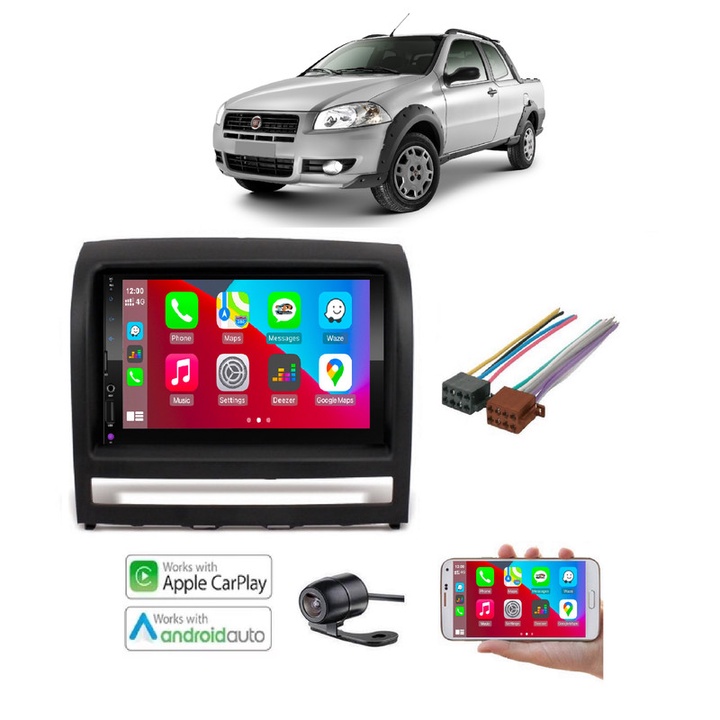 Mp5 Multimidia Android Auto e iOS Carplay Strada adventure | Shopee Brasil