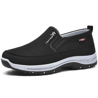 Sapatos esportivos casuais, malha masculina respirável, caminhada rápida, sapatos preguiçosos de um pé CODN