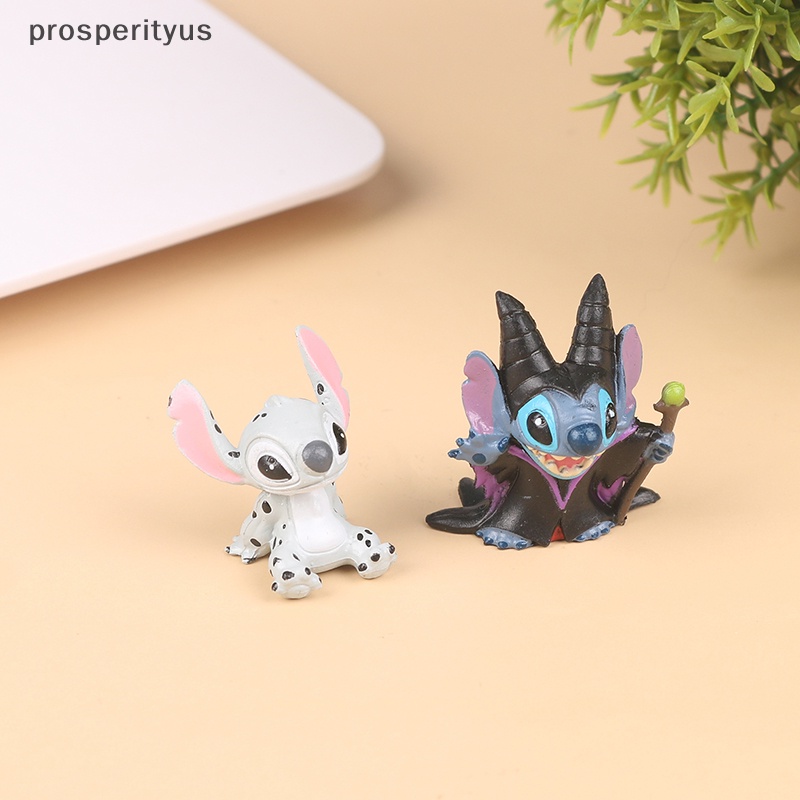 Disney Lilo e Ponto Figura Anime, Stitch Vinyl Doll Toy, Boneca