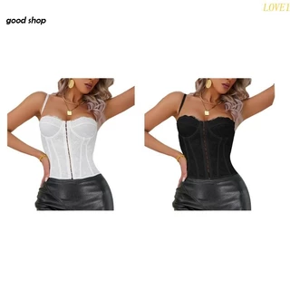 Esparguete Feminino Camisole Colete Sexy Crisscross Sem Costas De Renda Desossada Topo