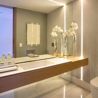 Fita Led Flexível Decoração Dupla Face 3528 120 Leds Branco Frio Quente Iluminação