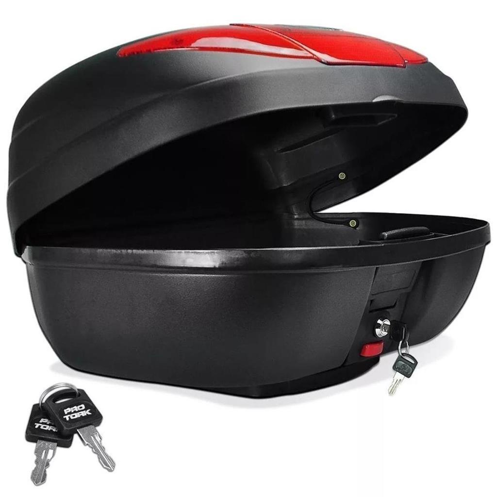 Bau Bauleto Caixa Grande 45 Litros Para Moto Motoboys Pro Tork