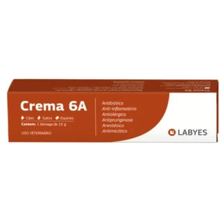 Pomada Crema 6a 15g Tratamento De Lesões Na Pele Labyes 6 a em Oferta na Shopee