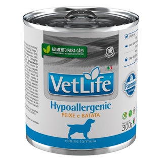 Ração Úmida Vet Life Cães Hypoallergenic Peixe 300g