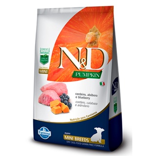 Ração N&D Pumpkin Cães Filhotes Cordeiro Raças Pequenas 800g