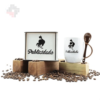 Caneca C/Caixa Colher Profissão Publicidade personalizada de