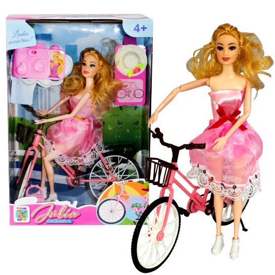 Boneca Barbie com Bicicleta - Passeio de Bicicleta - Mattel -  superlegalbrinquedos