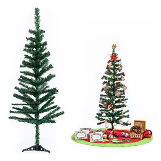 Árvore de Natal 120 cm Cheia Decoração Natalina Decorativo Pinheiro Tradicional