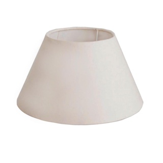 Cupula De Abajur Clássica Grande 30cm x 20cm x 50cm Tecido Algodão com Revestimento Acetato Encaixe 3,5cm Nacional