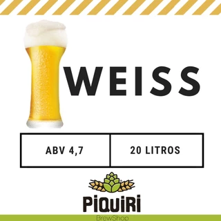 Kit receitas cerveja artesanal 20L Weiss