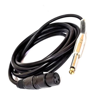 Cabo Reforçado P10 Macho Para Xlr Fêmea 5m Itblue Le-6622-5m