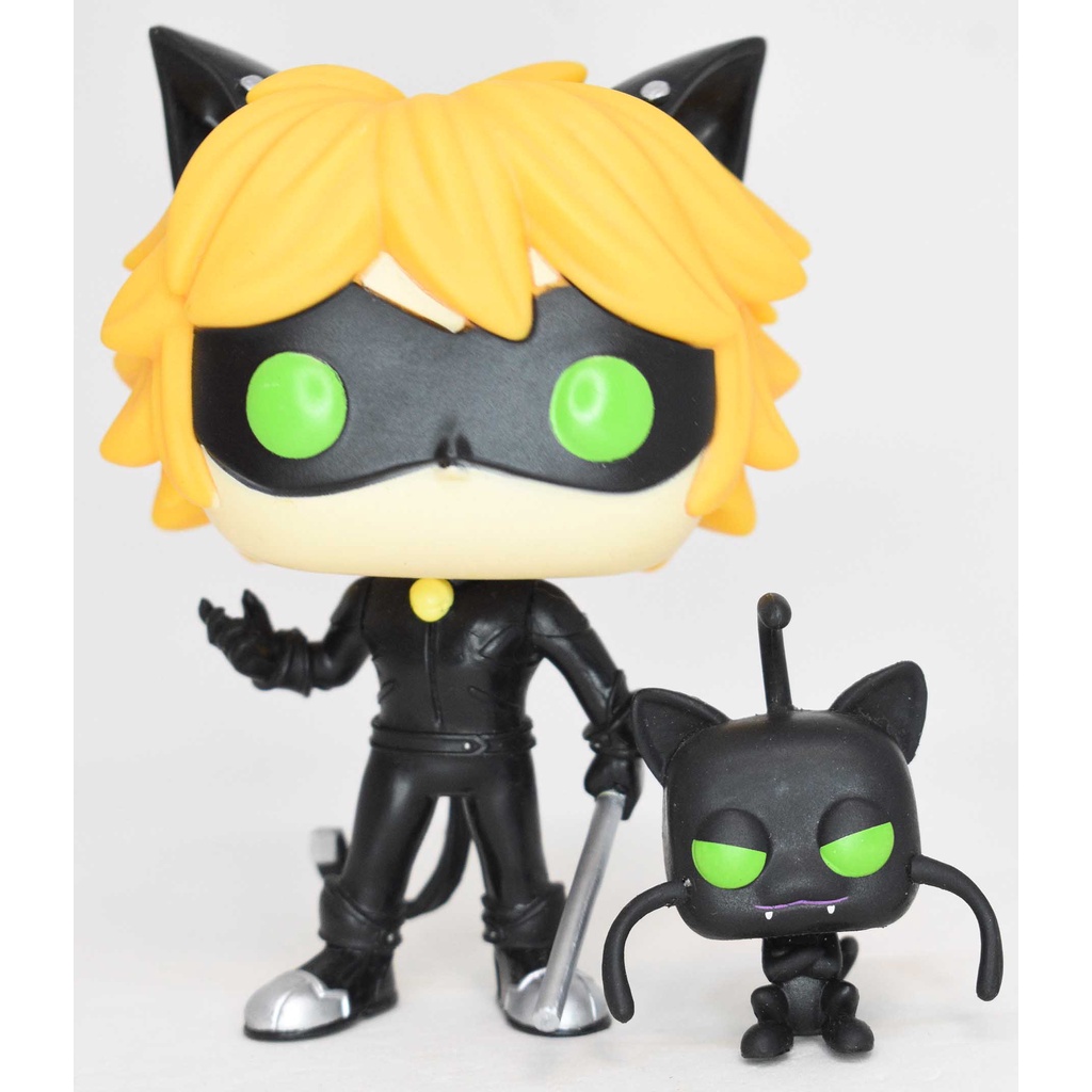 Boneco Miraculous Cat Noir Articulado Grande 56cm + Brinde