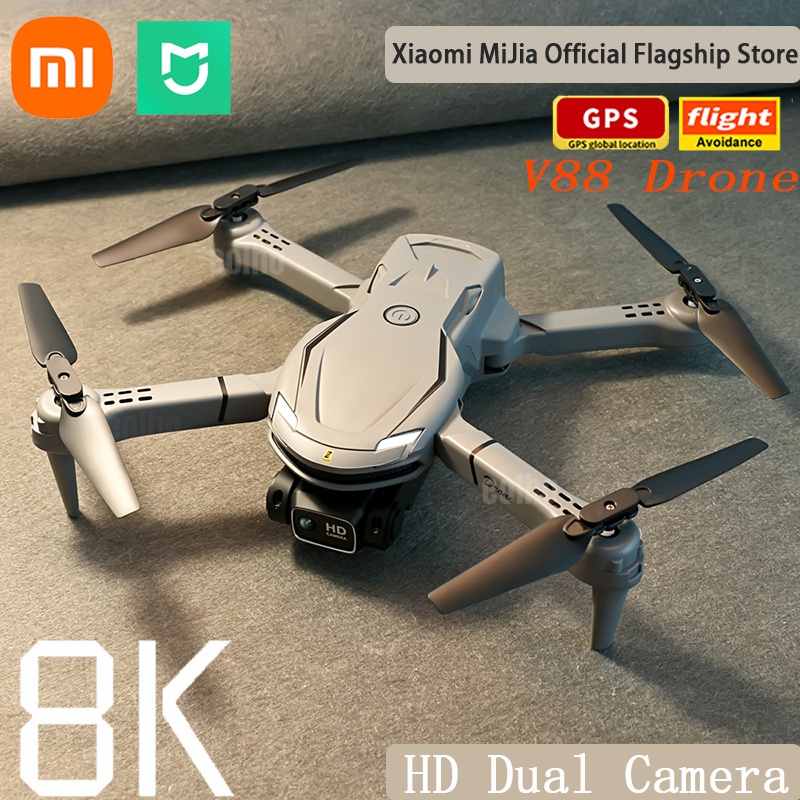 Xiaomi MiJia Original Drone V88 8K Profissional HD Fotografia Aérea Dual Camera Omnidirectional Drone Para Evitar Obstáculos 5000M