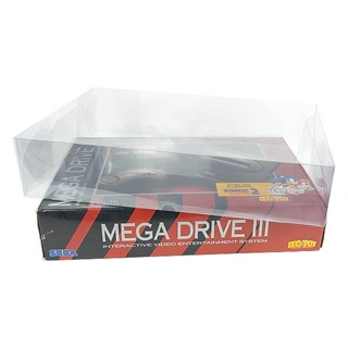 1pç Console-4 (0,25mm) Caixa de Proteção Case Console Sega Mega Drive III Caixa Protetora para Console MegaDrive3