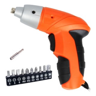 Parafusadeira Compacta Sem Fio Portátil + Acessórios Bivolt