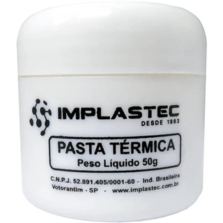 Pasta Térmica Implastec Pote 50g Processador Cpu Pc Eletronicos