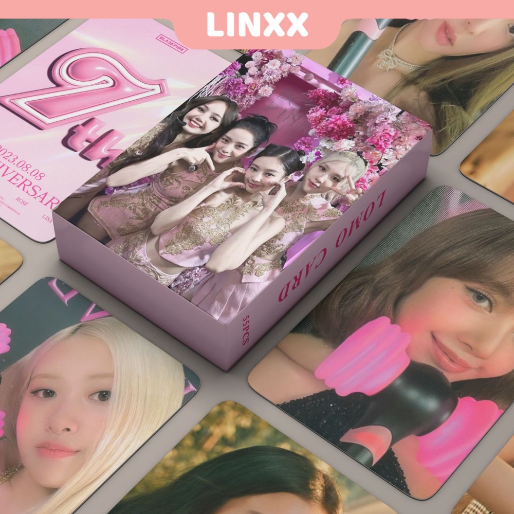 LINXX 55 Pcs BLACKPINK 7 Aniversário Álbum Lomo Card Kpop Photocards ...