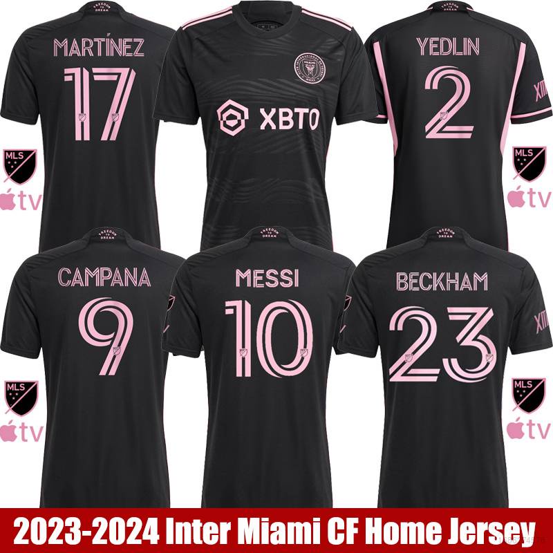 2023 2024 Inter Miami Futebol Jerseys CF Messis Martinez Higuain MLS 23 24  Mulheres Homens Crianças Kit Camisas de Futebol Jogador Fãs Versão Uniforme