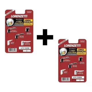 Kit 2 Resistências Acqua Ultra 127v 5500 Lorenzetti Original