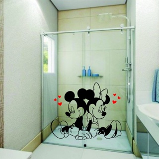 Adesivo para Box de Banheiro Mickey e Minnie | Paredes | Vidros | Espelho | Geladeira