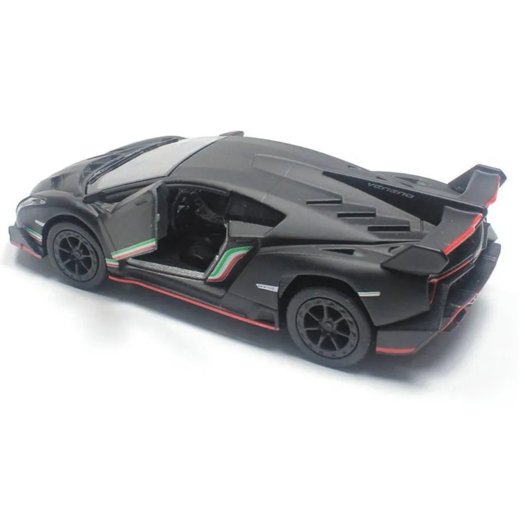 Miniatura Carrinho Lamborghini Veneno 1/36 abre as portas original