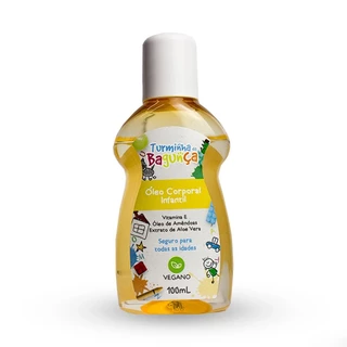 Turminha da Bagunça Óleo Corporal 100ml Seguro para Todas As Idades em Oferta na Shopee