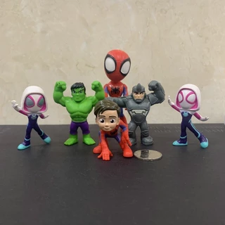 Marvel Homem Aranha Gigante Verde Rinoceronte Fêmea Modelo De Brinquedo De Decoração Feito A Mão