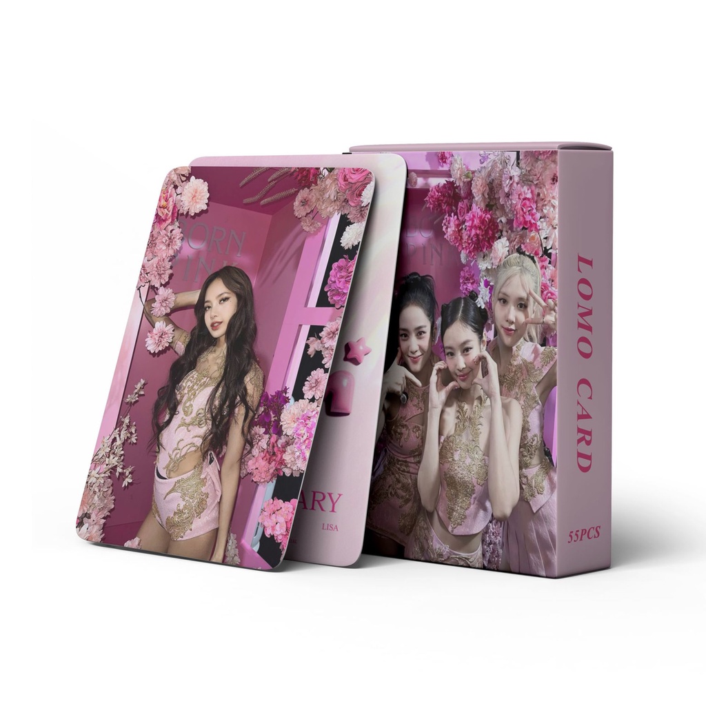 KPOP 55pcs/box BLACKPINK Photocard 7o Aniversário Cartão Postal