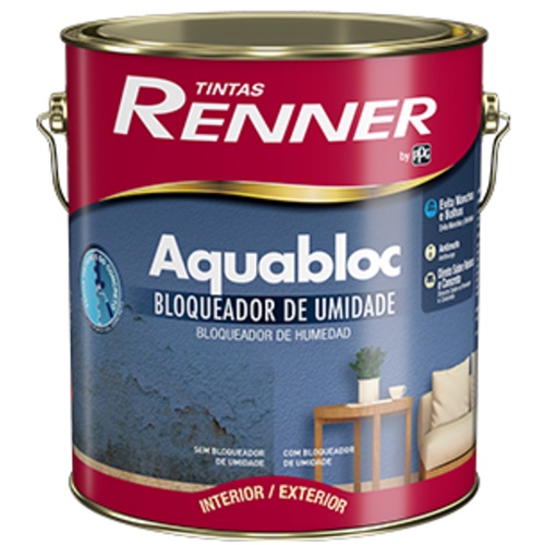 Bloqueador De Umidade Impermeabilizante Aquabloc Renner 3,6l