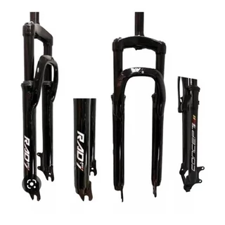 Garfo Aro 26" Suspensão Ahead Set (Sem Rosca) 25.4mm Rad7 Aço (Preto)