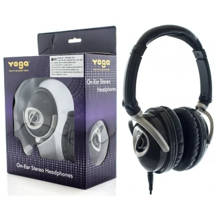 Fone de Ouvido Yoga CD-450 On-Ear Stereo Headphones Ajuda a Proteger os Ouvidos na Bateria