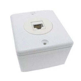 Tomada De Telefone RJ11 Sobrepor Sistema X Canaleta Box | Shopee Brasil