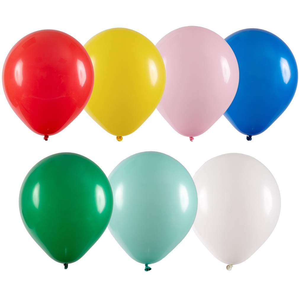 Balão de Látex Sortido - 7 Polegadas - 50 Unidades | Shopee Brasil