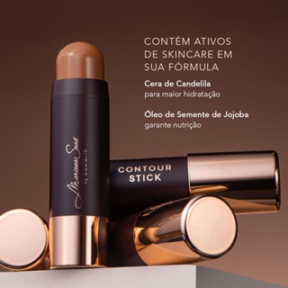 Contorno em Bastão Marrom Claro Mariana Saad By Océane - Contour Stick Toasted 6g