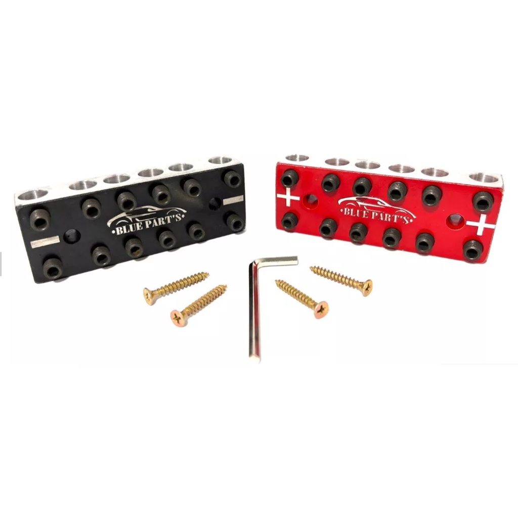 Par Barramento Bloco de Energia Som 6x6 - 12 Vias Som Envio Imediato