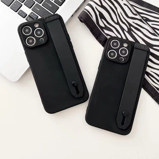 Capinha Para Motorola G53 G73 G84 G62 G54 G50 G51 G42 G34 G24 G22 G14 G04S G30 G20 G10 G9 E7 Power E14 Edge 40 NEO 30 Ultra moto Simples Suporte Preto Pulseira De Celular