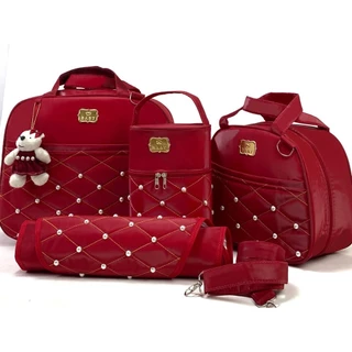 Kit Bolsas de Bebê Maternidade Tipo Mala Impermeável e Térmicas + Trocador em Oferta na Shopee
