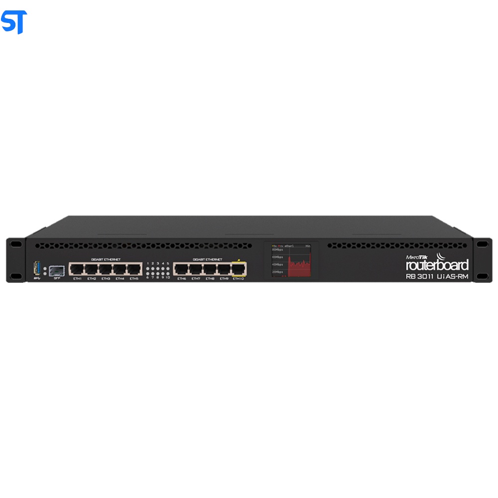 Routerboard Mikrotik Routerboard RB3011UIAS TM L5 10 Portas GIGABIT ...