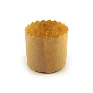 Forma para panetone kraft 100gr com 10 unidades