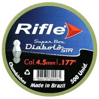 Munição/Chumbinho 4.5mm Rifle STR Diabolô 500un.