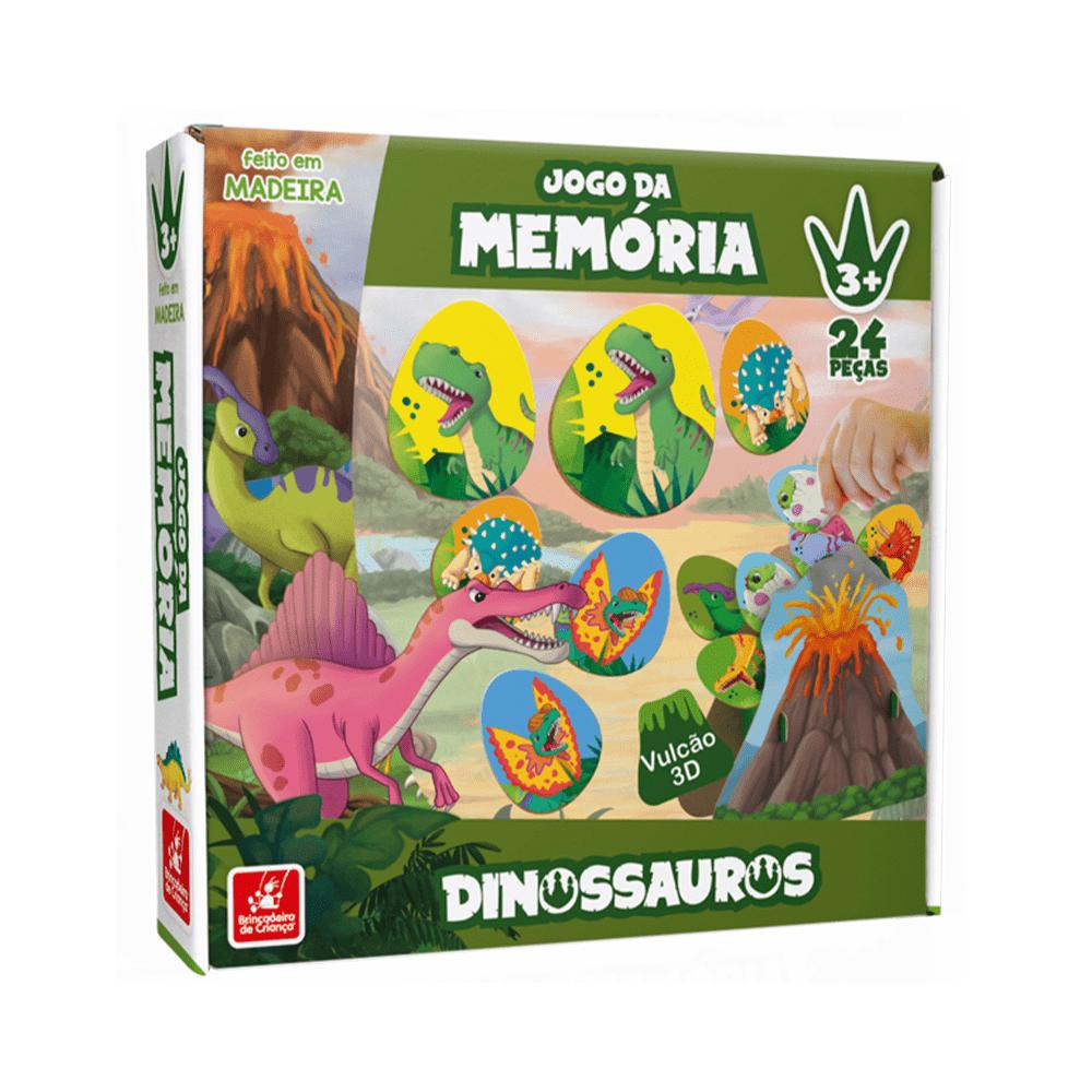 Jogo da Memória Dinossauros 24 peças (Uriarte)