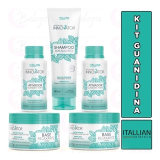 Innovator 2 Base Relaxante 2 Ativador 1 Shampoo 250 Itallian
