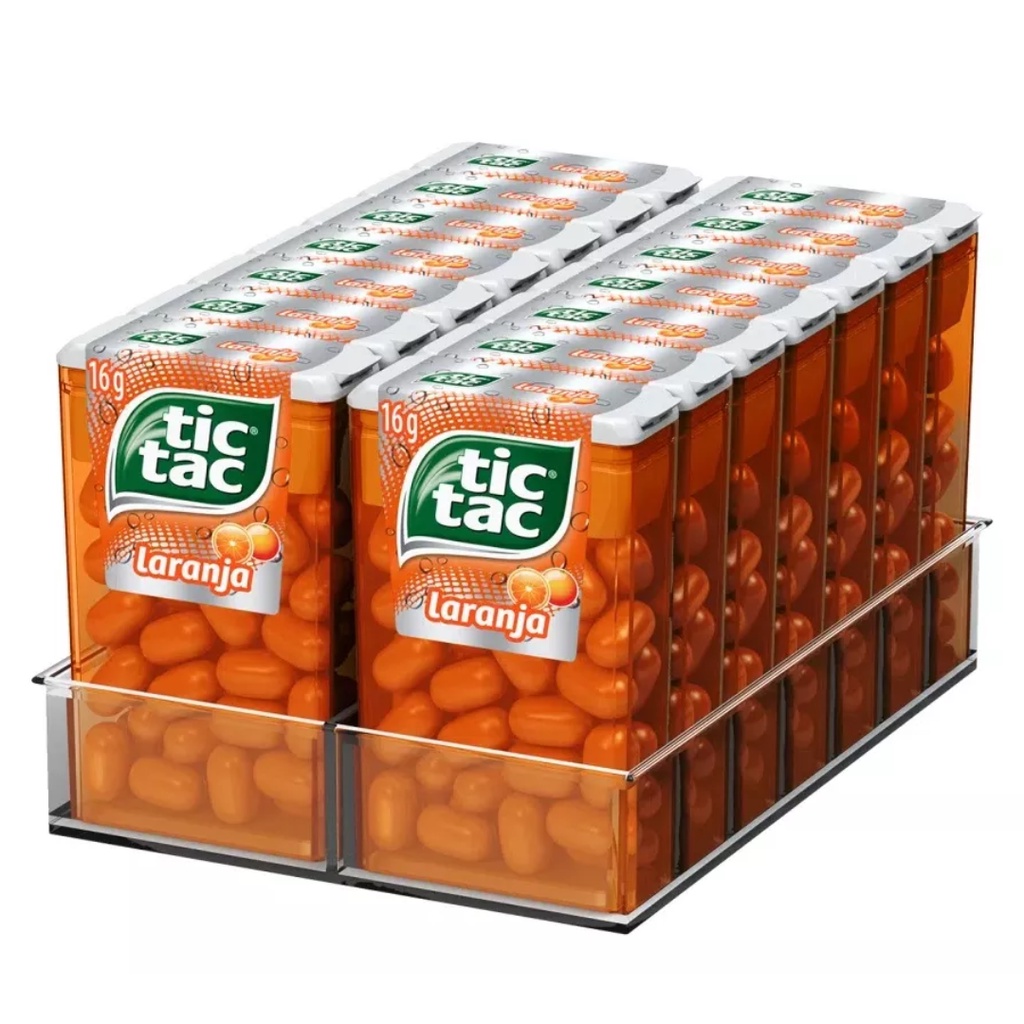 Caixa Pastilha Tic Tac Laranja 14,5gr C/14 - Ferrero