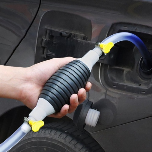 Bomba Sucção Manual Transferência Óleo Etanol Água Gasolina
