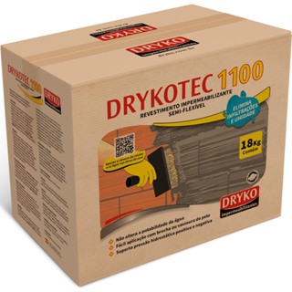Impermeabilizante argamassa semi-flexível 18kg - DRYKOTEC 1100 - Dryko